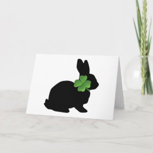 Shamrock Bunny St. Patrick's Day Card