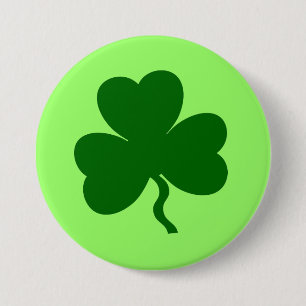 Shamrock Button (You Pick The Size!)
