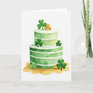 Shamrock Cake Pattern Card