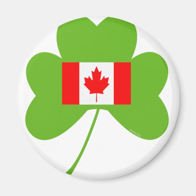 Shamrock-Canada Magnet (Front)