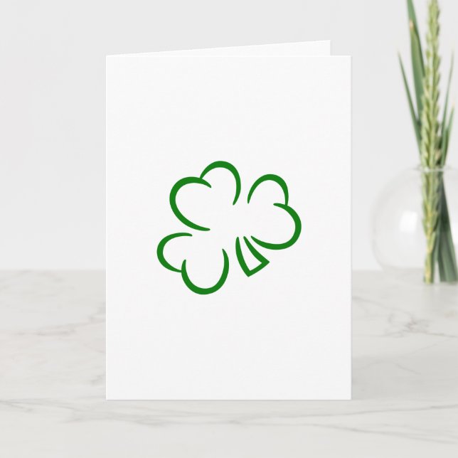 Shamrock Card (Front)