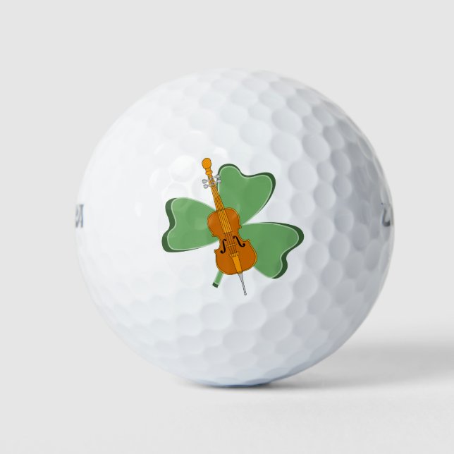 Shamrock Cello Golf Balls (Front)