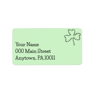 Shamrock Cello Text Label