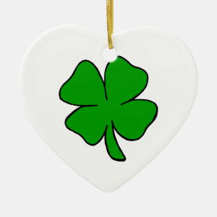 Shamrock Ceramic Tree Decoration