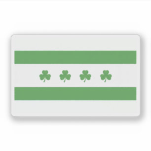 Shamrock Chicago Flag