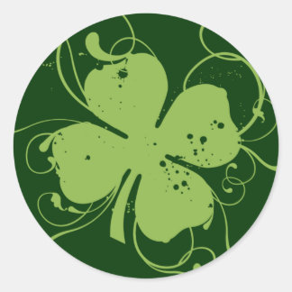 Shamrock Classic Round Sticker