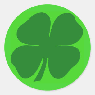 Shamrock Classic Round Sticker