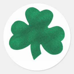 Shamrock Classic Round Sticker