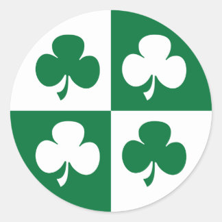 Shamrock Classic Round Sticker