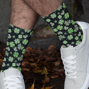 Shamrock Clover Green St. Patrick's day Socks