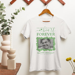 Shamrock Clover Memorial Photo T-Shirt