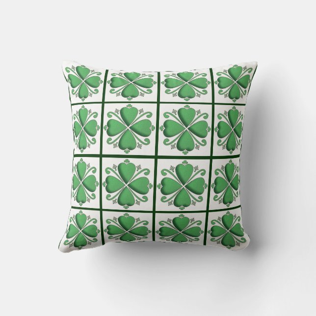 Shamrock/Clover Pillow (Back)