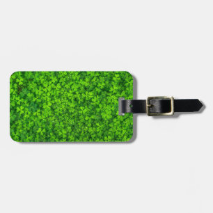 Shamrock Clovers Green Irish Symbol Ireland Luggage Tag