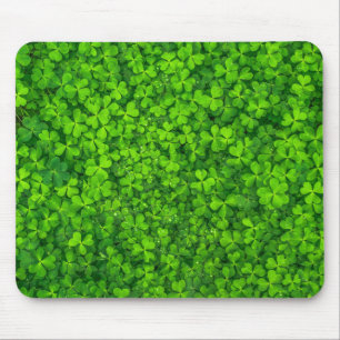 Shamrock Clovers Green Irish Symbol Ireland Mouse Mat