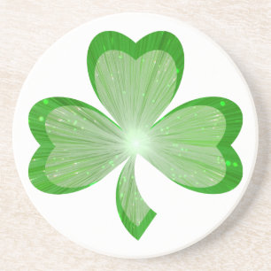 Shamrock coaster natural