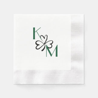 Shamrock Cocktail Napkin