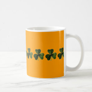 shamrock, coffee mug