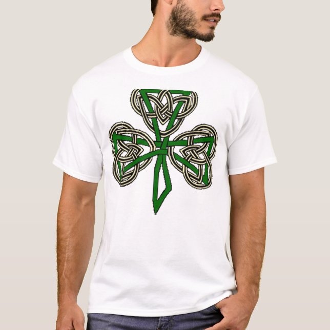 Shamrock Cross Knot T-Shirt (Front)