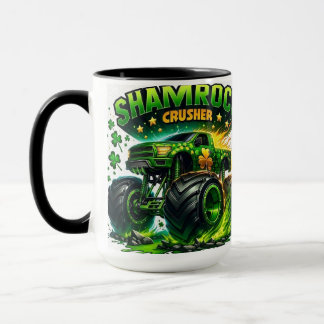 "Shamrock Crusher: Bold Design with Celtic Edge" Mug