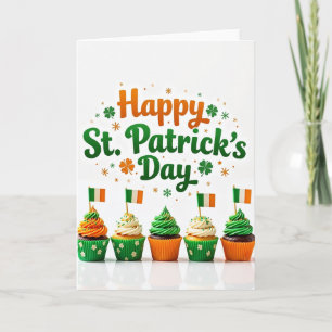 Shamrock Cupcake Pattern Card
