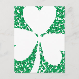 Shamrock Cutout Postcard