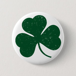 Shamrock Distressed Button