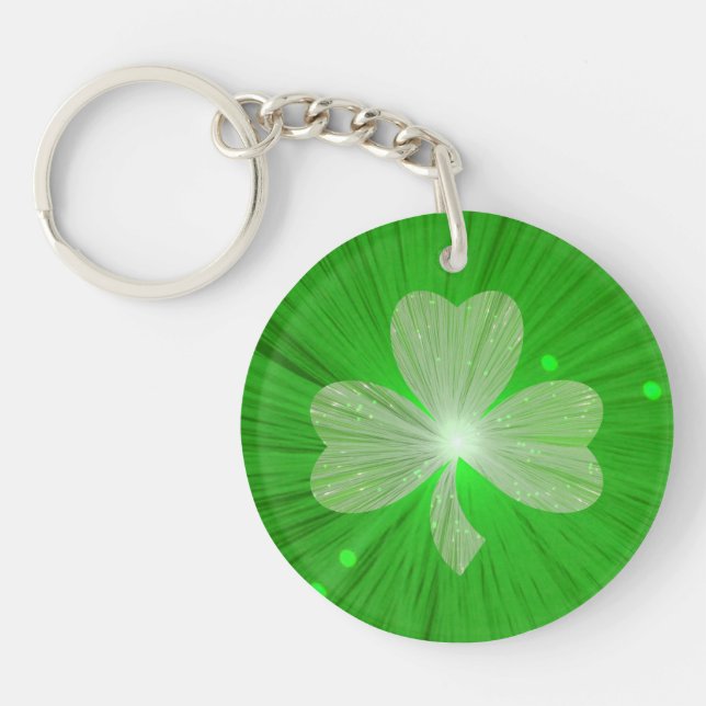 Shamrock double-sided key ring (Front)