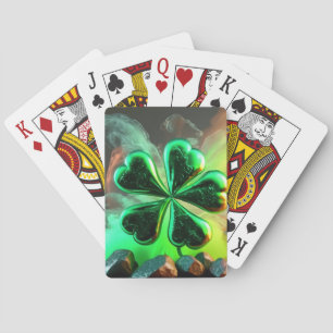 Shamrock Explosion Playing Cards