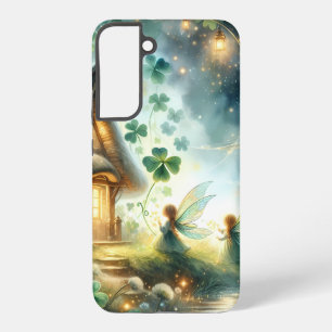 Shamrock Fairy Cottage Glow Samsung Galaxy Case