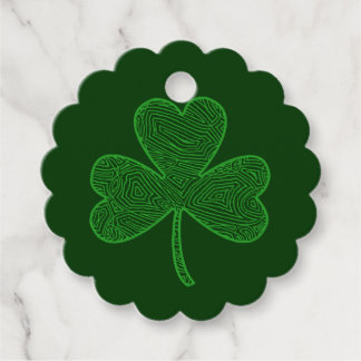Shamrock Favour Tags