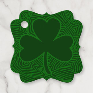Shamrock Favour Tags