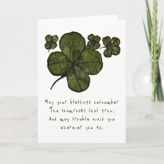 Shamrock Fields Card