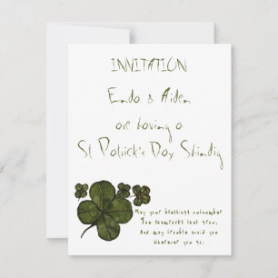 Shamrock Fields Invitation