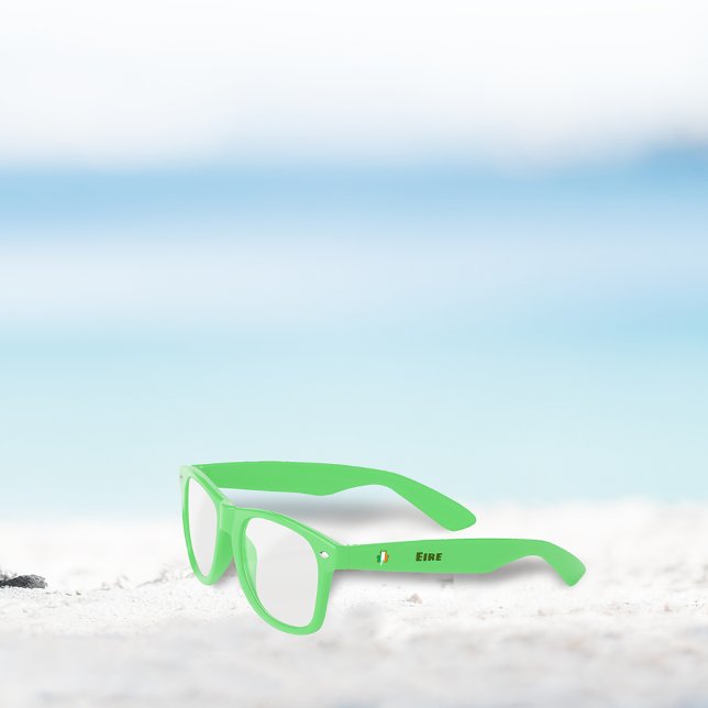 Shamrock Flag of Ireland Sunglasses (Creator Uploaded)
