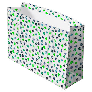 Shamrock for St Patrick's Day Large Gift Bag