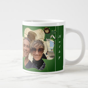 Shamrock Frames 2 Photos Specialty Mug