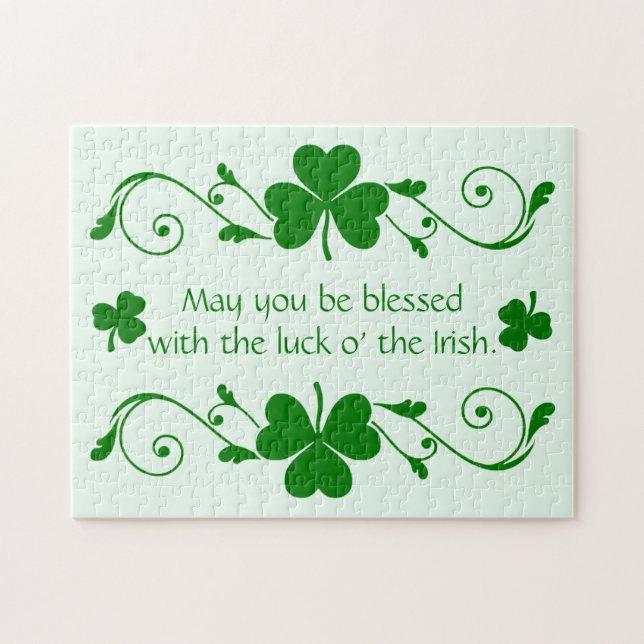 Shamrock Garland Jigsaw Puzzle (Horizontal)
