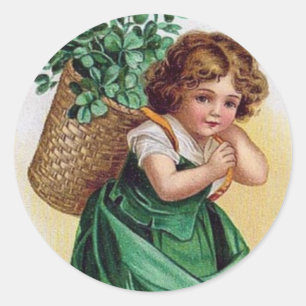 Shamrock Girl - Sticker