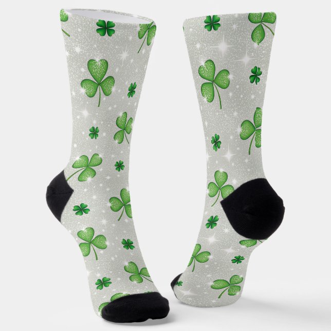 Shamrock Golf Socks for Women (Angled)