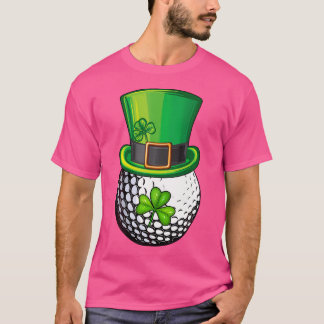 Shamrock Golf St Patricks Day Boy Men Ball Leprech T-Shirt