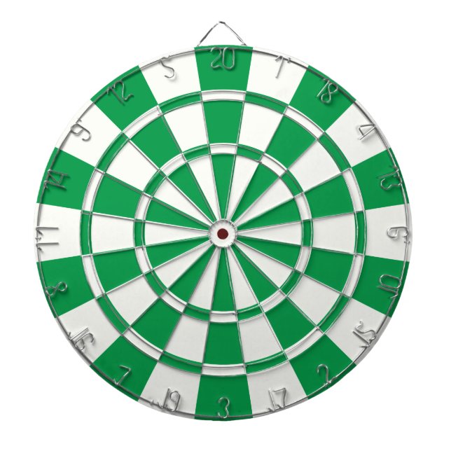 Shamrock Green And White Dartboard (Front)