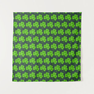 SHAMROCK GREEN LEAF ST PATRICK'S DAY TAPESTRY
