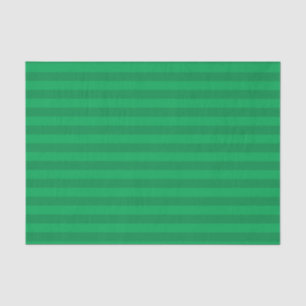 Shamrock Green Stripes Tissue Paper