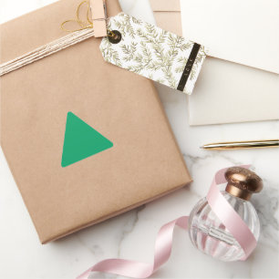 Shamrock Green Triangle Sticker