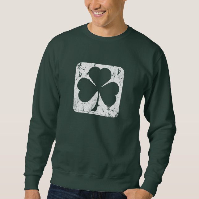 Shamrock Grunge Sweatshirt (Front)