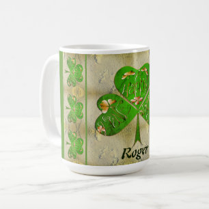 Shamrock "Happy St. Patrick's" Coffee Mug