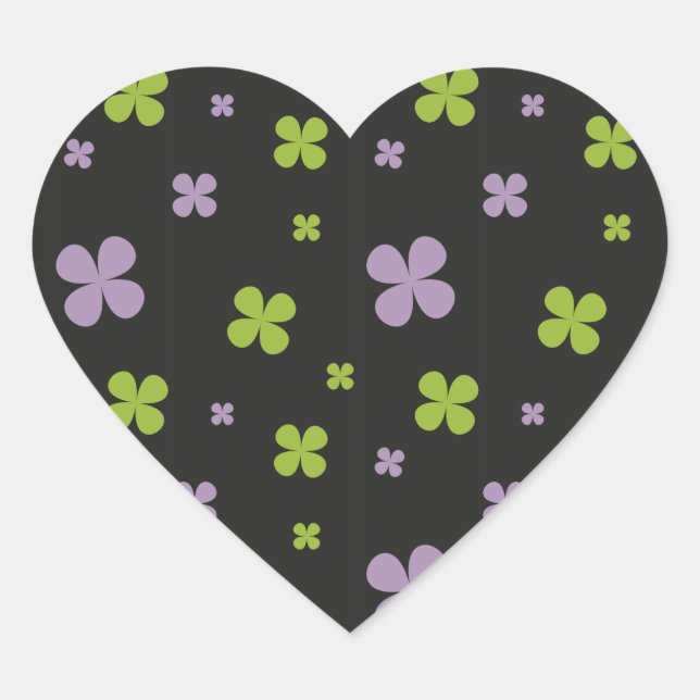 Shamrock Heart Sticker (Front)