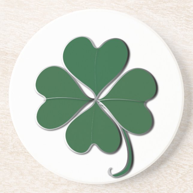 Shamrock Hearts and Cross Coaster (Front)