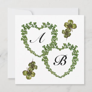 SHAMROCK HEARTS MONOGRAM ice Announcement