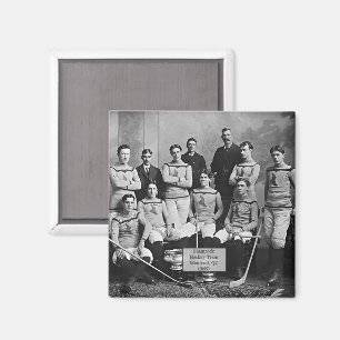 Shamrock Hockey Team, Montreal, QC 1899 Magnet